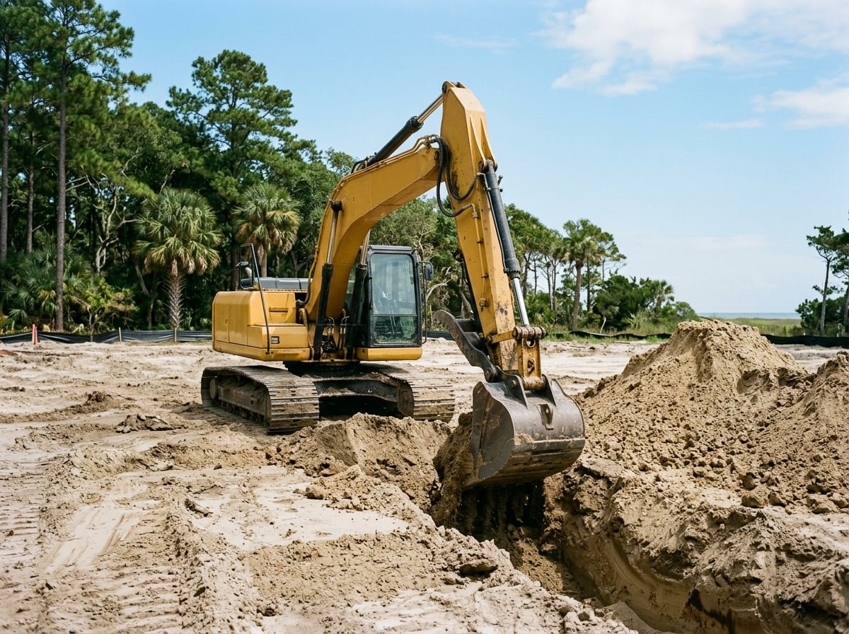 Site work and land clearing in Hardeeville, SC